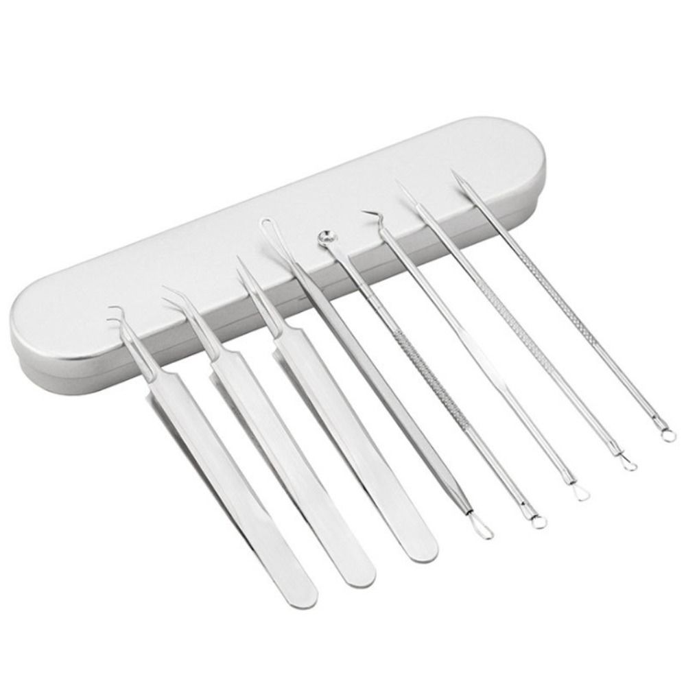 8pcs Ultra-fine Beauty Salon Acne Tool Set