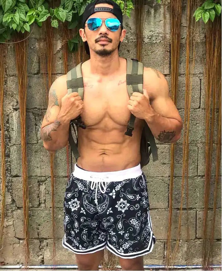 Camouflage Stay Cool Sports Mens Shorts for Summer