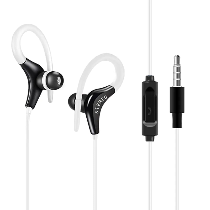 Universal In-Ear Sports Headphones with Microphone
