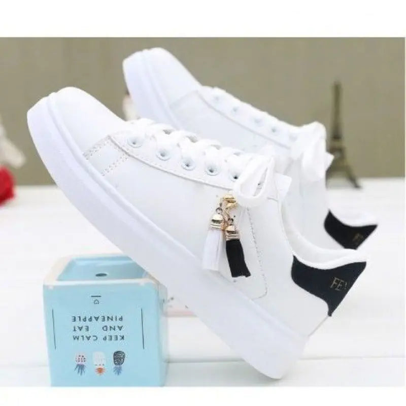 Fashionable Women's White Sneakers