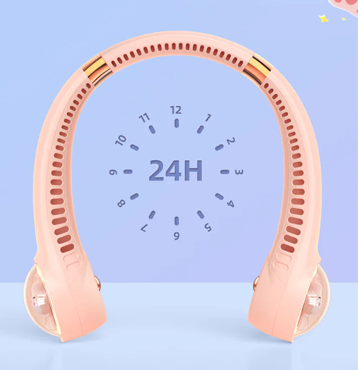 Portable Neck Fan - Silent Outdoor USB Design