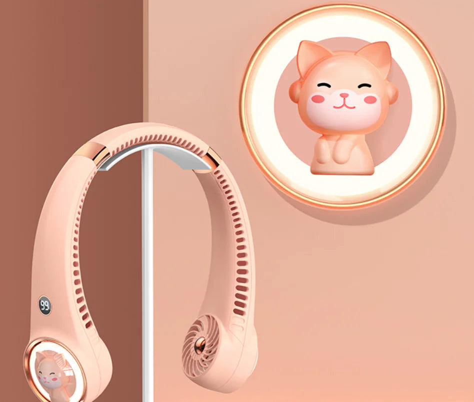 Portable Neck Fan - Silent Outdoor USB Design