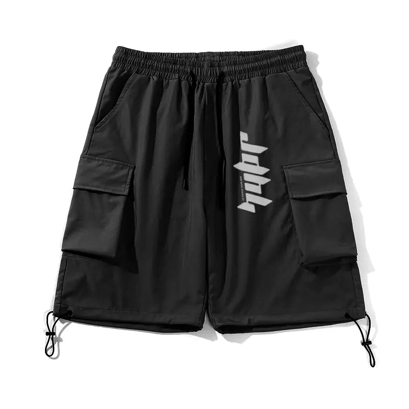 Men's Colorful Printed Loose Workwear Shorts