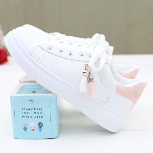 Fashionable Women's White Sneakers